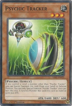 Psychic Tracker (SAST-EN025) - Savage Strike Unlimited Savage Strike Yugioh Single  Squirtle Squad Card Shop.