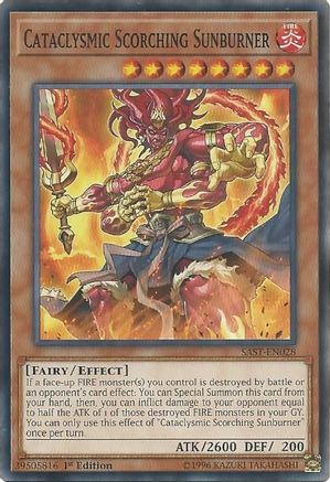 Cataclysmic Scorching Sunburner (SAST-EN028) - Savage Strike 1st Edition Savage Strike Yugioh Single  Squirtle Squad Card Shop.