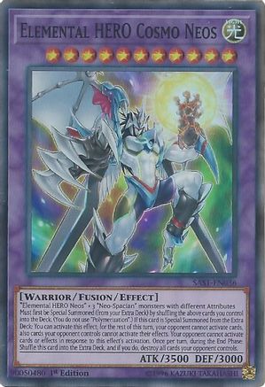 Elemental HERO Cosmo Neos (SAST-EN036) - Savage Strike 1st Edition Savage Strike Yugioh Single  Squirtle Squad Card Shop.