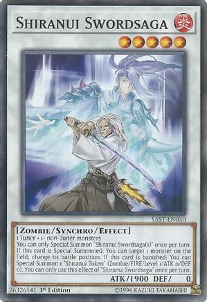 Shiranui Swordsaga (SAST-EN040) - Savage Strike Unlimited Savage Strike Yugioh Single  Squirtle Squad Card Shop.
