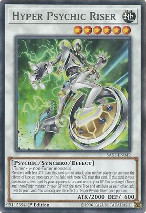 Hyper Psychic Riser (SAST-EN042) - Savage Strike Unlimited Savage Strike Yugioh Single  Squirtle Squad Card Shop.