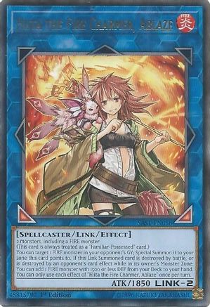 Hiita the Fire Charmer, Ablaze (SAST-EN056) - Savage Strike Unlimited Savage Strike Yugioh Single  Squirtle Squad Card Shop.