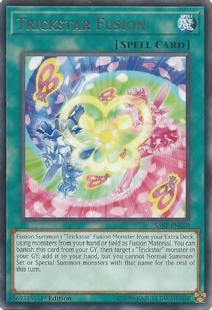 Trickstar Fusion (SAST-EN059) - Savage Strike 1st Edition Savage Strike Yugioh Single  Squirtle Squad Card Shop.