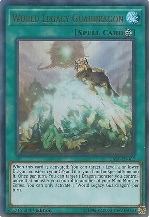 World Legacy Guardragon (SAST-EN062) - Savage Strike Unlimited Savage Strike Yugioh Single  Squirtle Squad Card Shop.