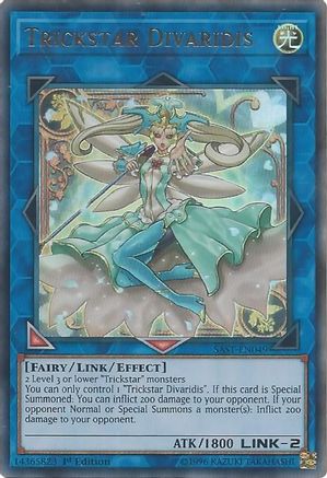 Trickstar Divaridis (SAST-EN049) - Savage Strike 1st Edition Savage Strike Yugioh Single  Squirtle Squad Card Shop.