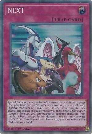 NEXT (SAST-EN071) - Savage Strike Unlimited Savage Strike Yugioh Single  Squirtle Squad Card Shop.