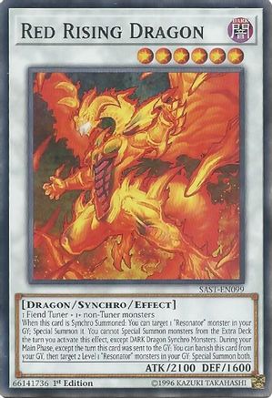 Red Rising Dragon (SAST-EN099) - Savage Strike Unlimited Savage Strike Yugioh Single  Squirtle Squad Card Shop.