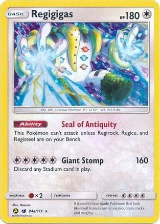 Regigigas 84a/111  - Holofoil Alternate Art Promos - Promo Alternate Art Promos Pokemon Single  Squirtle Squad Card Shop.