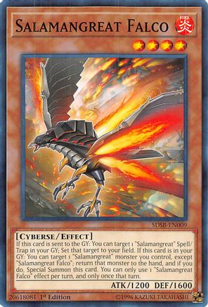 Salamangreat Falco (SDSB-EN009) - Structure Deck: Soulburner 1st Edition Structure Deck: Soulburner Yugioh Single  Squirtle Squad Card Shop.