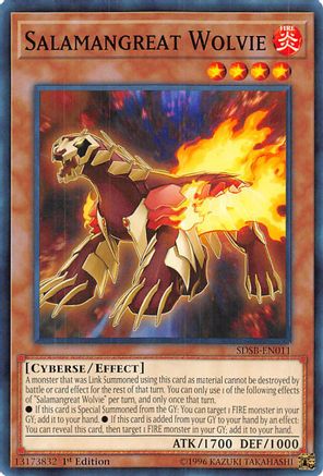 Salamangreat Wolvie (SDSB-EN011) - Structure Deck: Soulburner 1st Edition Structure Deck: Soulburner Yugioh Single  Squirtle Squad Card Shop.
