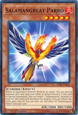 Salamangreat Parro (SDSB-EN012) - Structure Deck: Soulburner 1st Edition Structure Deck: Soulburner Yugioh Single  Squirtle Squad Card Shop.