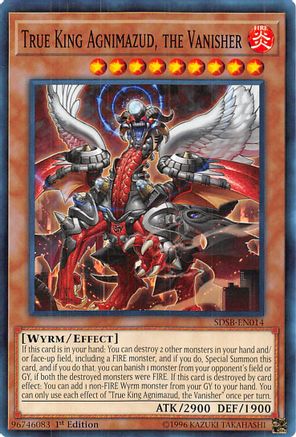True King Agnimazud, the Vanisher (SDSB-EN014) - Structure Deck: Soulburner 1st Edition Structure Deck: Soulburner Yugioh Single  Squirtle Squad Card Shop.