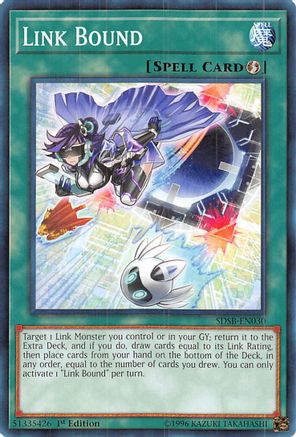 Link Bound (SDSB-EN030) - Structure Deck: Soulburner 1st Edition Structure Deck: Soulburner Yugioh Single  Squirtle Squad Card Shop.