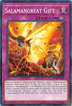 Salamangreat Gift (SDSB-EN034) - Structure Deck: Soulburner 1st Edition Structure Deck: Soulburner Yugioh Single  Squirtle Squad Card Shop.
