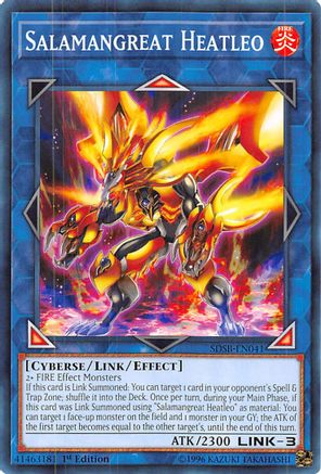 Salamangreat Heatleo (SDSB-EN041) - Structure Deck: Soulburner 1st Edition Structure Deck: Soulburner Yugioh Single  Squirtle Squad Card Shop.