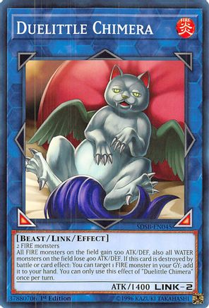 Duelittle Chimera (SDSB-EN045) - Structure Deck: Soulburner 1st Edition Structure Deck: Soulburner Yugioh Single  Squirtle Squad Card Shop.