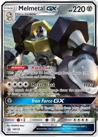Melmetal GX SM178  - Holofoil SM Promos - Promo SM Promos Pokemon Single  Squirtle Squad Card Shop.