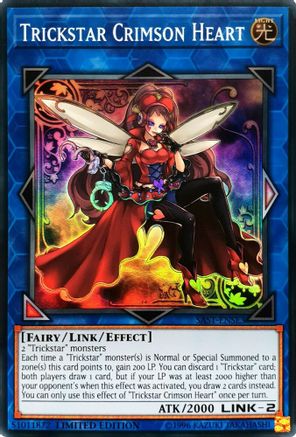 Trickstar Crimson Heart (SAST-ENSE3) - Savage Strike Limited Savage Strike Yugioh Single  Squirtle Squad Card Shop.