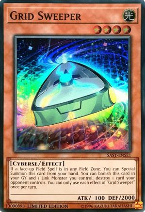 Grid Sweeper (SAST-ENSE1) - Savage Strike Limited Savage Strike Yugioh Single  Squirtle Squad Card Shop.