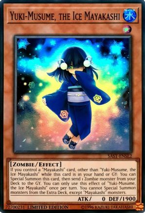 Yuki-Musume, the Ice Mayakashi (SAST-ENSE2) - Savage Strike Limited Savage Strike Yugioh Single  Squirtle Squad Card Shop.