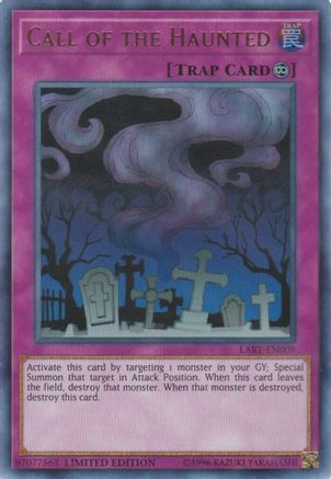 Call of the Haunted (LART-EN009) - The Lost Art Promotion Limited The Lost Art Promotion Yugioh Single  Squirtle Squad Card Shop.