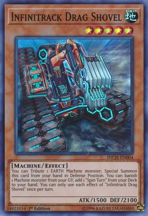 Infinitrack Drag Shovel (INCH-EN004) - The Infinity Chasers 1st Edition The Infinity Chasers Yugioh Single  Squirtle Squad Card Shop.