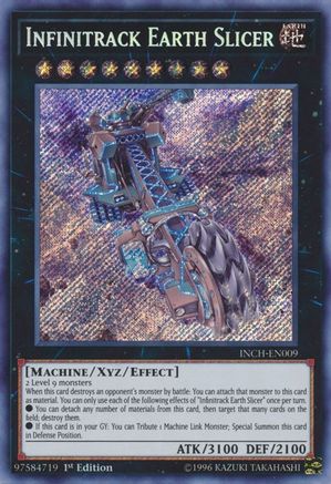 Infinitrack Earth Slicer (INCH-EN009) - The Infinity Chasers 1st Edition The Infinity Chasers Yugioh Single  Squirtle Squad Card Shop.