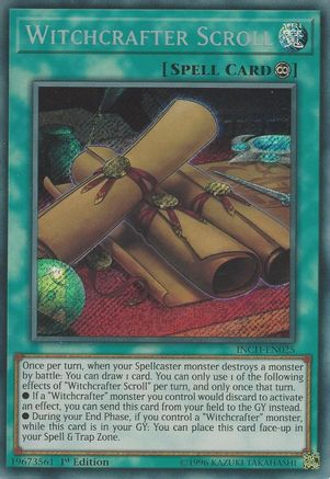 Witchcrafter Scroll (INCH-EN025) - The Infinity Chasers 1st Edition The Infinity Chasers Yugioh Single  Squirtle Squad Card Shop.