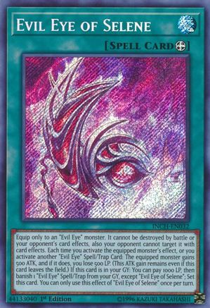 Evil Eye of Selene (INCH-EN032) - The Infinity Chasers 1st Edition The Infinity Chasers Yugioh Single  Squirtle Squad Card Shop.