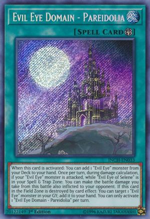 Evil Eye Domain - Pareidolia (INCH-EN033) - The Infinity Chasers 1st Edition The Infinity Chasers Yugioh Single  Squirtle Squad Card Shop.