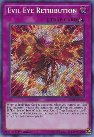 Evil Eye Retribution (INCH-EN039) - The Infinity Chasers 1st Edition The Infinity Chasers Yugioh Single  Squirtle Squad Card Shop.