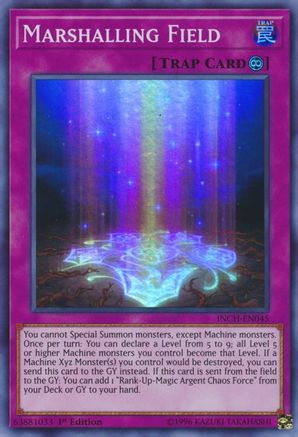 Marshalling Field (INCH-EN045) - The Infinity Chasers 1st Edition The Infinity Chasers Yugioh Single  Squirtle Squad Card Shop.
