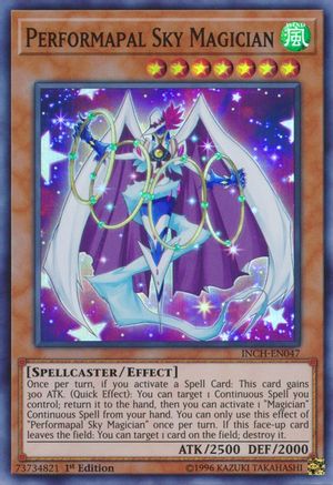 Performapal Sky Magician (INCH-EN047) - The Infinity Chasers 1st Edition The Infinity Chasers Yugioh Single  Squirtle Squad Card Shop.