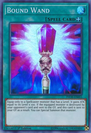 Bound Wand (INCH-EN055) - The Infinity Chasers 1st Edition The Infinity Chasers Yugioh Single  Squirtle Squad Card Shop.