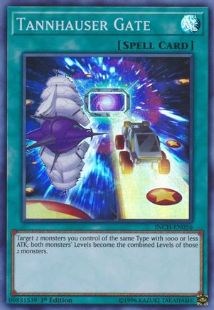 Tannhauser Gate (INCH-EN056) - The Infinity Chasers 1st Edition The Infinity Chasers Yugioh Single  Squirtle Squad Card Shop.