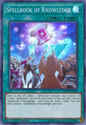 Spellbook of Knowledge (INCH-EN059) - The Infinity Chasers 1st Edition The Infinity Chasers Yugioh Single  Squirtle Squad Card Shop.