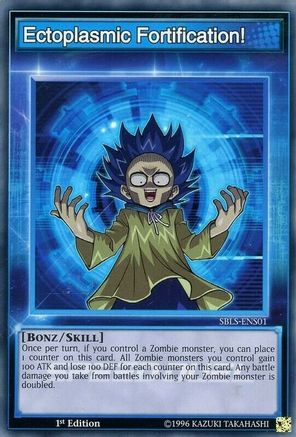 Ectoplasmic Fortification! (SBLS-ENS01) - Speed Duel: Arena of Lost Souls 1st Edition Speed Duel: Arena of Lost Souls Yugioh Single  Squirtle Squad Card Shop.