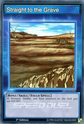 Straight to the Grave (SBLS-ENS02) - Speed Duel: Arena of Lost Souls 1st Edition Speed Duel: Arena of Lost Souls Yugioh Single  Squirtle Squad Card Shop.