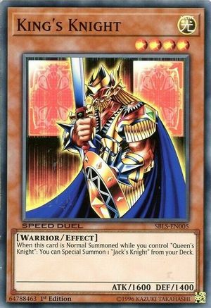 King's Knight (SBLS-EN005) - Speed Duel: Arena of Lost Souls 1st Edition Speed Duel: Arena of Lost Souls Yugioh Single  Squirtle Squad Card Shop.