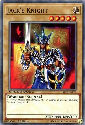 Jack's Knight (SBLS-EN006) - Speed Duel: Arena of Lost Souls 1st Edition Speed Duel: Arena of Lost Souls Yugioh Single  Squirtle Squad Card Shop.