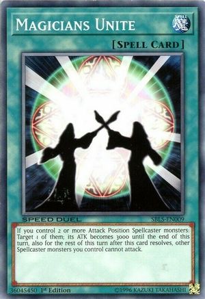 Magicians Unite (SBLS-EN009) - Speed Duel: Arena of Lost Souls 1st Edition Speed Duel: Arena of Lost Souls Yugioh Single  Squirtle Squad Card Shop.