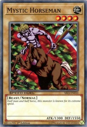 Mystic Horseman (SBLS-EN010) - Speed Duel: Arena of Lost Souls 1st Edition Speed Duel: Arena of Lost Souls Yugioh Single  Squirtle Squad Card Shop.