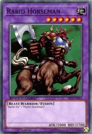 Rabid Horseman (SBLS-EN011) - Speed Duel: Arena of Lost Souls 1st Edition Speed Duel: Arena of Lost Souls Yugioh Single  Squirtle Squad Card Shop.