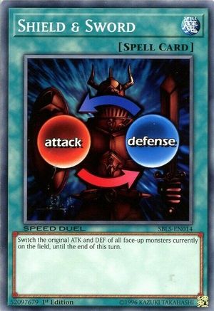 Shield & Sword (SBLS-EN014) - Speed Duel: Arena of Lost Souls 1st Edition Speed Duel: Arena of Lost Souls Yugioh Single  Squirtle Squad Card Shop.