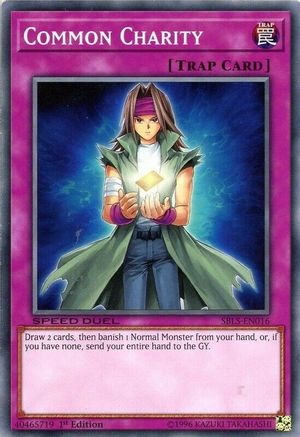 Common Charity (SBLS-EN016) - Speed Duel: Arena of Lost Souls 1st Edition Speed Duel: Arena of Lost Souls Yugioh Single  Squirtle Squad Card Shop.