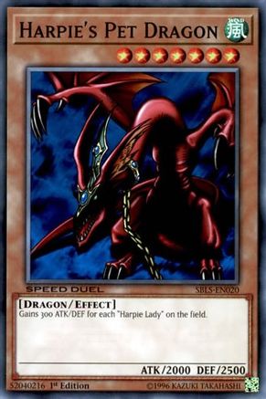 Harpie's Pet Dragon (SBLS-EN020) - Speed Duel: Arena of Lost Souls 1st Edition Speed Duel: Arena of Lost Souls Yugioh Single  Squirtle Squad Card Shop.
