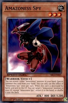 Amazoness Spy (SBLS-EN021) - Speed Duel: Arena of Lost Souls 1st Edition Speed Duel: Arena of Lost Souls Yugioh Single  Squirtle Squad Card Shop.