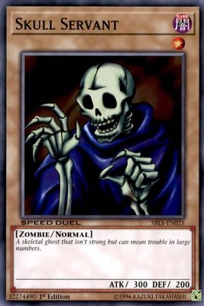 Skull Servant (SBLS-EN025) - Speed Duel: Arena of Lost Souls 1st Edition Speed Duel: Arena of Lost Souls Yugioh Single  Squirtle Squad Card Shop.