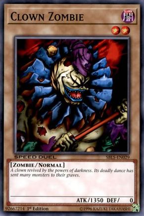 Clown Zombie (SBLS-EN029) - Speed Duel: Arena of Lost Souls 1st Edition Speed Duel: Arena of Lost Souls Yugioh Single  Squirtle Squad Card Shop.