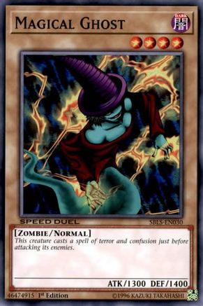 Magical Ghost (SBLS-EN030) - Speed Duel: Arena of Lost Souls 1st Edition Speed Duel: Arena of Lost Souls Yugioh Single  Squirtle Squad Card Shop.